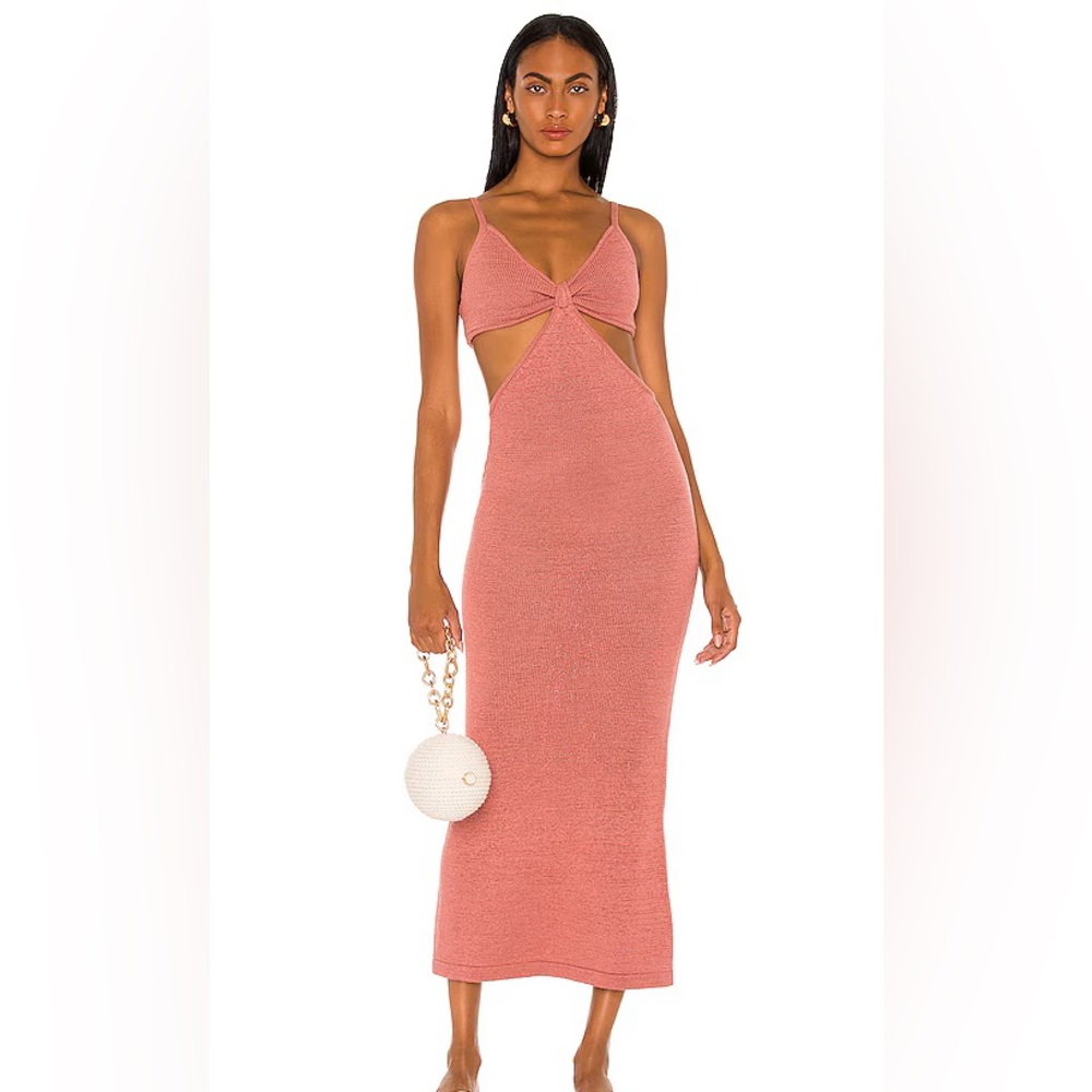 NWT CULT GAIA SERITA DRESS in Jaipur Pink, size XL (L)